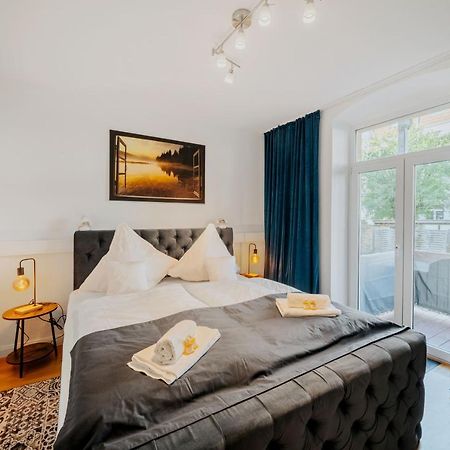Blissplace 3 Zi Premium Apartment Nahe Getec Arena Mit Kingsize Betten Und Balkon Магдебург Екстер'єр фото