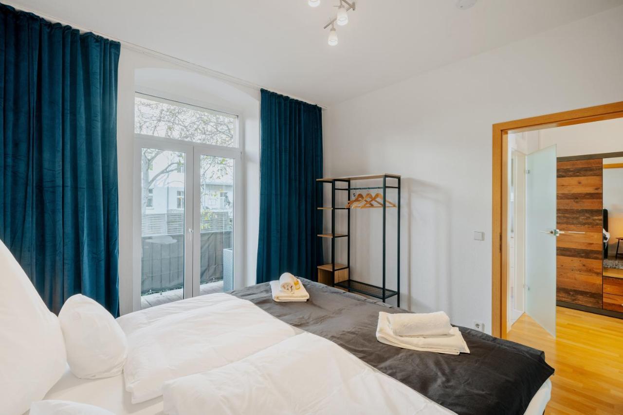 Blissplace 3 Zi Premium Apartment Nahe Getec Arena Mit Kingsize Betten Und Balkon Магдебург Екстер'єр фото
